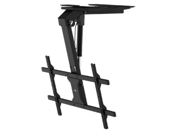 Stropní elektrický držák na TV C-110T pro úhlopříčky 43–86", elektrický výškově nastavitelný mechanismus s náklonem